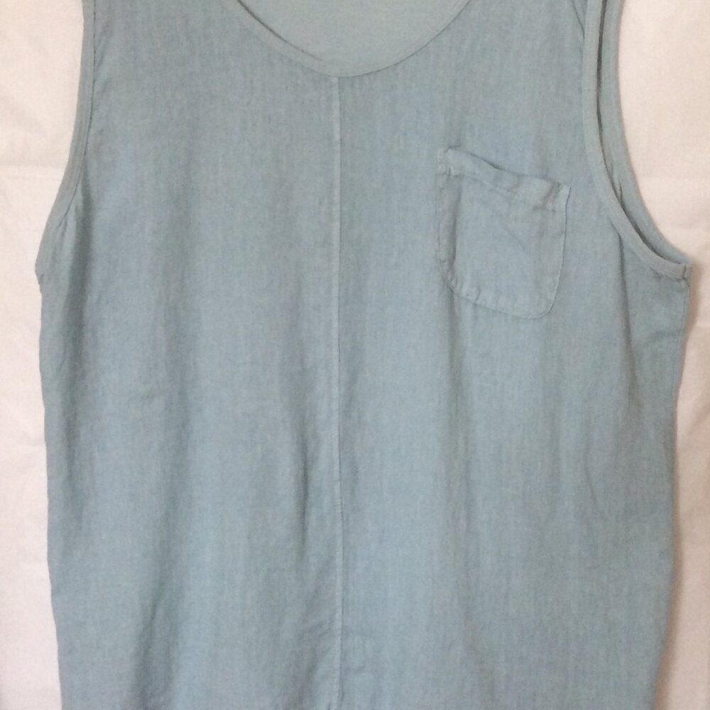 Terzo Millennio Linen Front Cotton back Top – Size 3X – Made in Italy